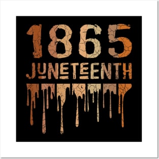 1865 Junenth Melanin Black Pride Melanated 2022 Posters and Art